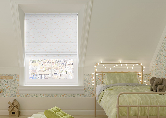 Faceted, Peachy - Twist&Fit Roman Blind - Image 3